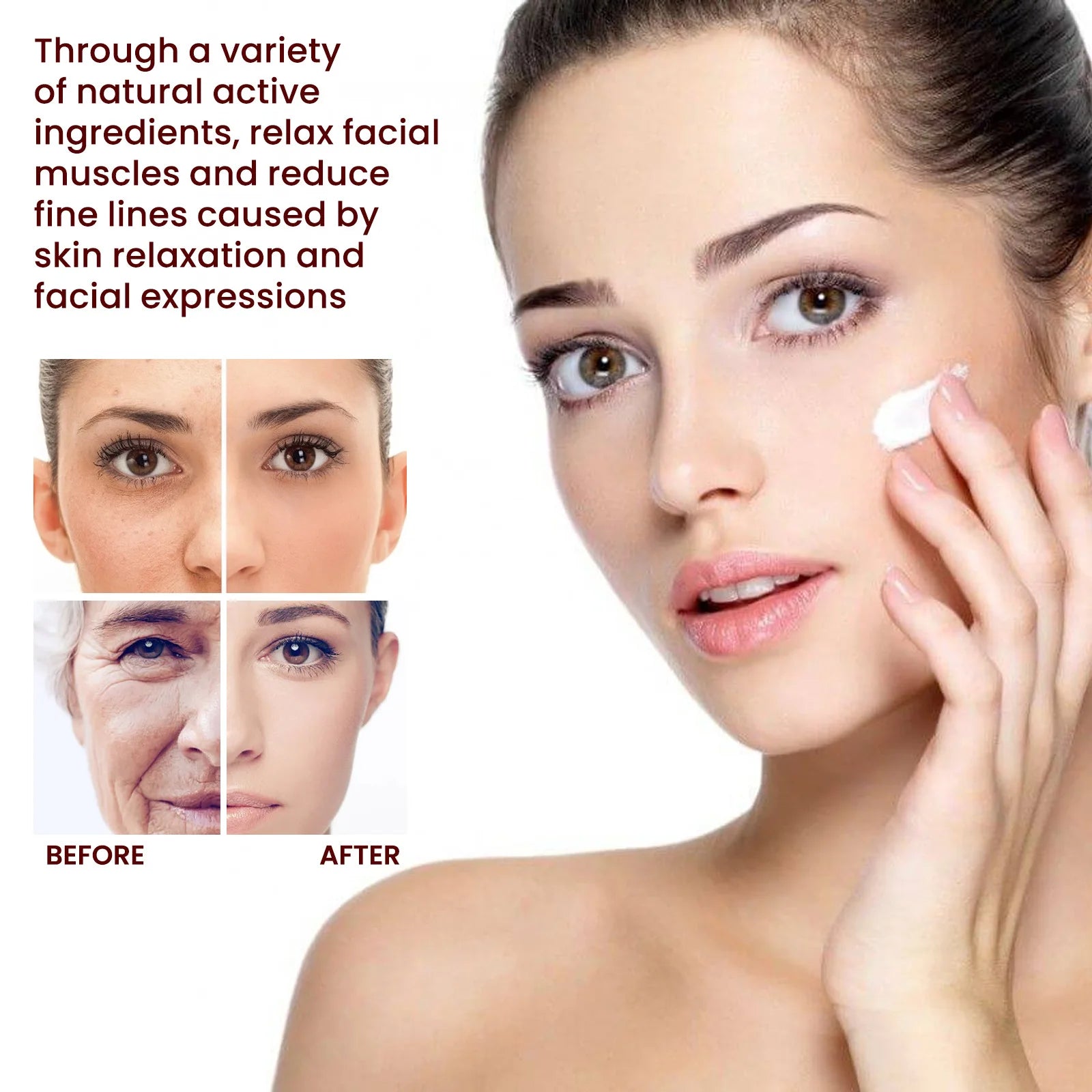 Rice Anti-wrinkle Facial Cream Acne Melasma Treatment Pigmentation Whitening